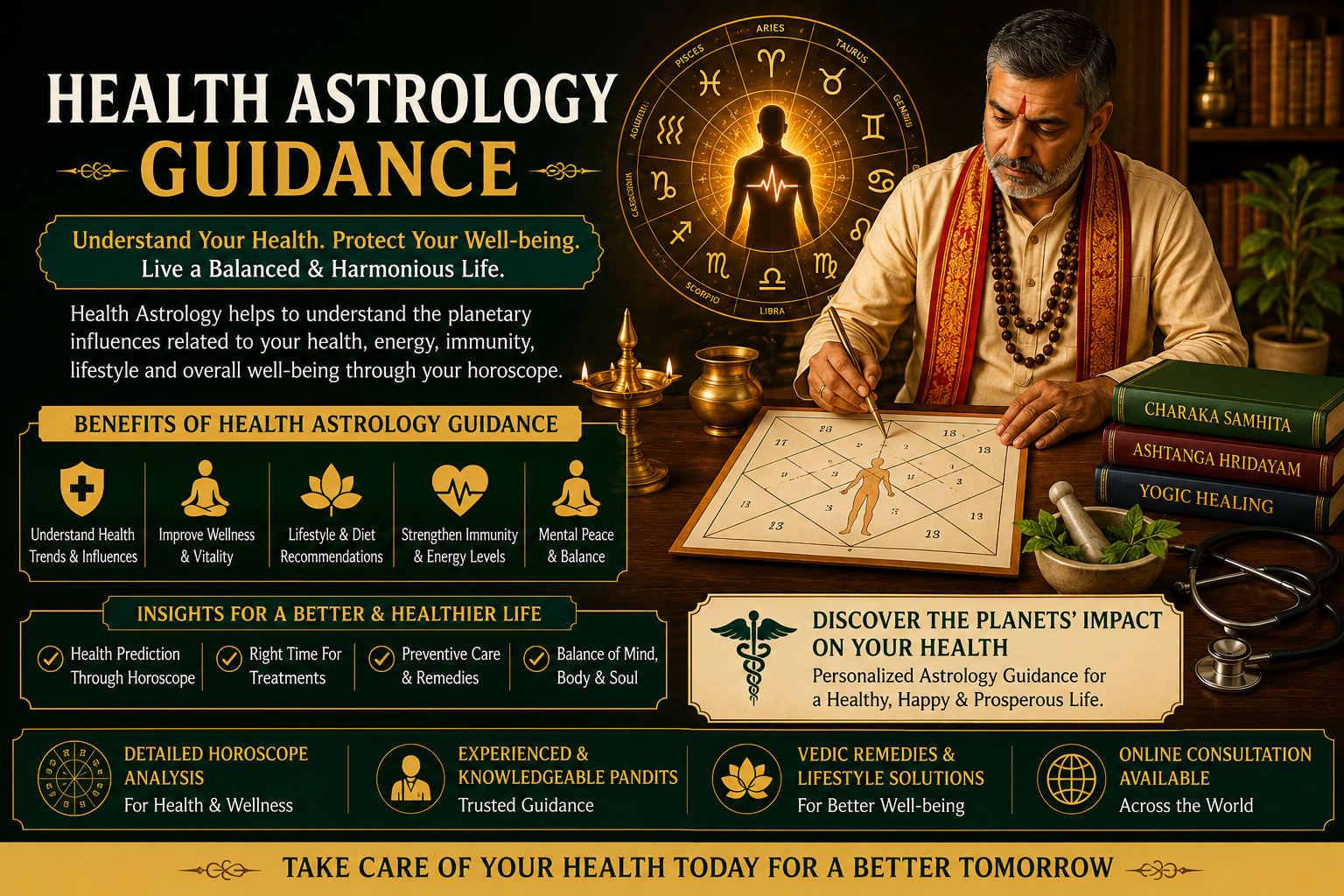 Health Astrology Guidance Bangalore Wellness Horoscope Analysis and Vedic Astrology Consultation